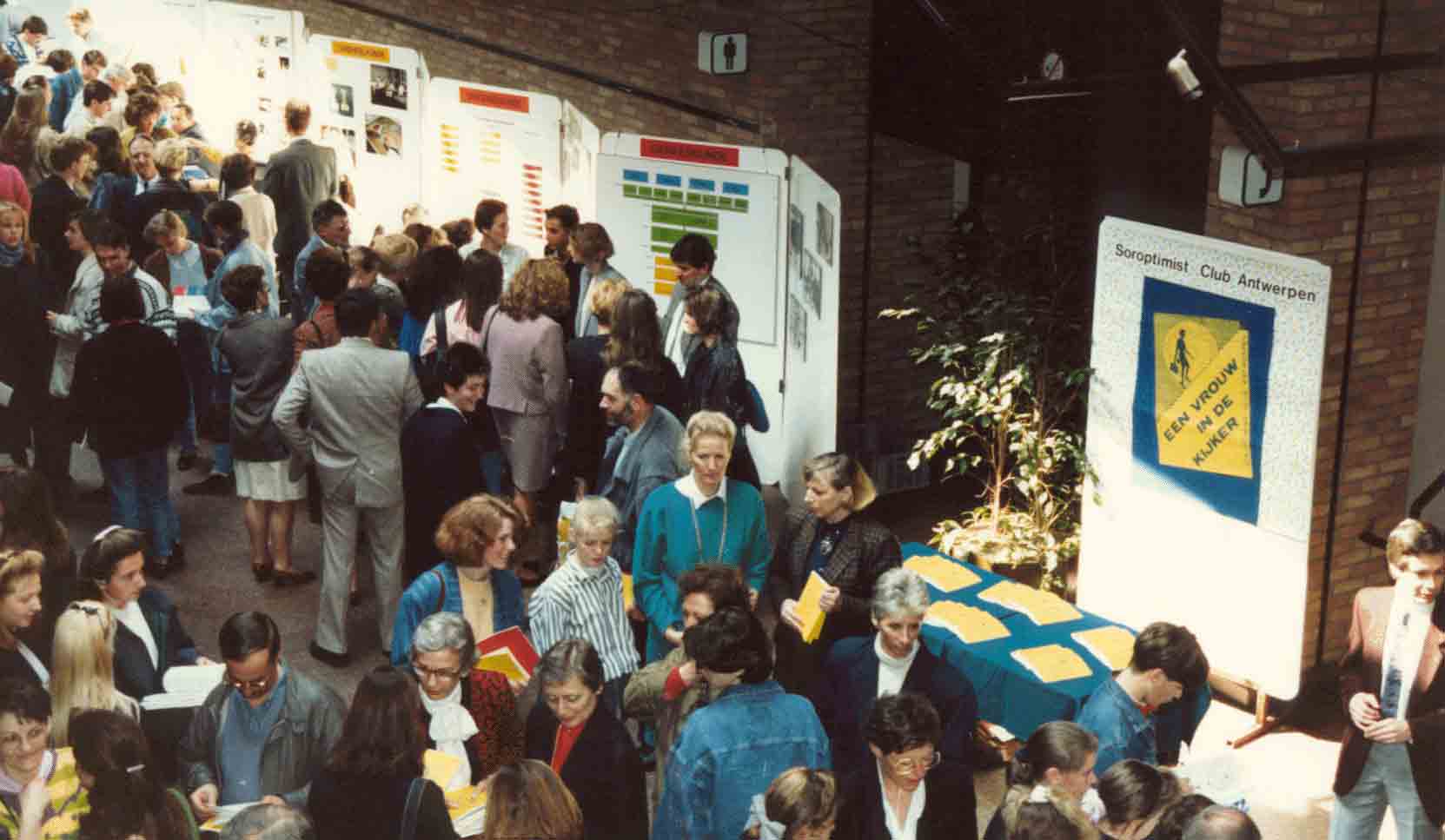 (Distribution of booklet to Students at Universities' Open Door)