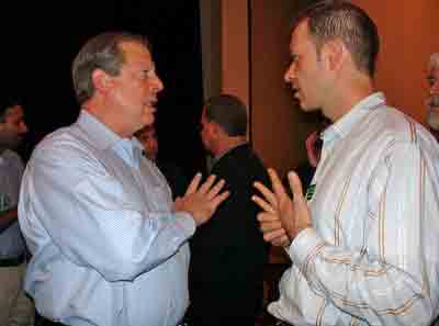 Al Gore en Serge de Gheldere